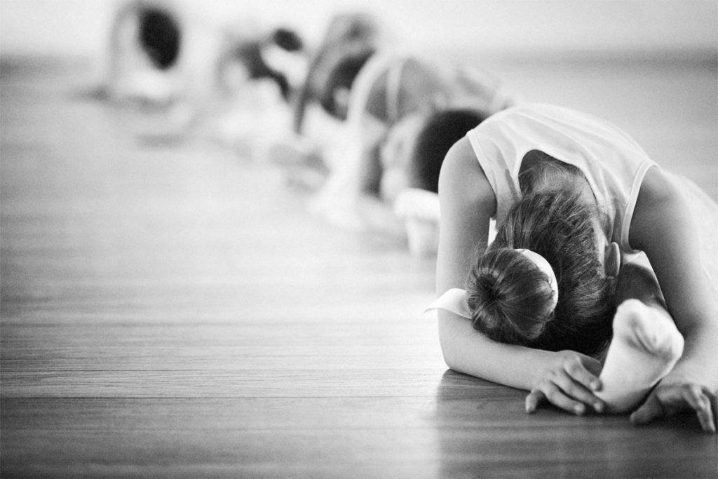 young ballet students at dance studio in Austin, Texas